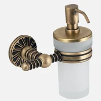Kare Otantik Sıvı Sabunluk Camlı