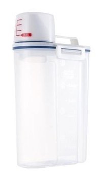Unique Mutfak Saklama Kavanozu Kahve Çekirdeği Gıda Mühürlü Kavanoz Plastik Tahıl Saklama Kutusu Özel 2kg Pirinç Kovası (Yurt Dışından) - Beyaz