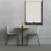 Elegance Mat Sun Polyester 150x200 cm Kumaş Stor Ekru