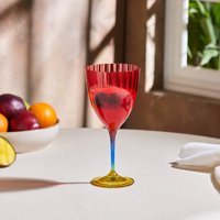 Karaca Dolce Cam Kadeh 400 ml Kırmızı