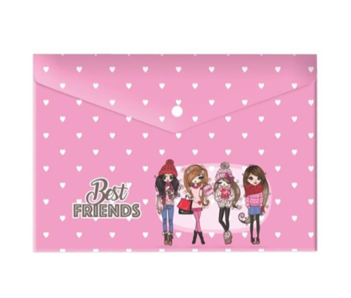 Keskin Color Best Friends Çıtçıtlı Dosya A4