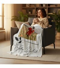 Hediyesepeti Kız Arkadaşa Hediye Tv Battaniyesi - Tek Kişilik Battaniye 92 x 150 Beden