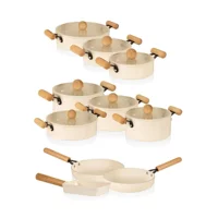 The Mia Cucina Di Mia İndüksiyon Tabanlı Seramik Tencere Seti 17 Parça