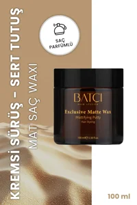 Exclusive Matte Kum Içerikli Yumuşak Sürüm Güçlü Tutucu Mat Wax 100 Ml