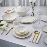 Aryıldız Sintra Gold 60 Parça Yemek Takımı