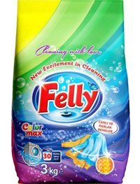 Felly 3 kg Renkliler Için Çamaşır Deterjanı/matik/toz Deterjan