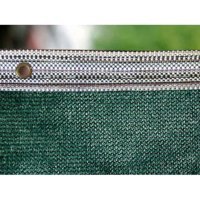 Gölgelik File Çit Filesi %95 Gölge Koruma 5 Metre Enli Yeşil 95'lik Bahçe Çiti Halkalı Kuşaklı - 5m x 4m