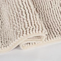 Kaşmir Home Soft Makarna Banyo Paspas Bej 60x100 Cm Bej