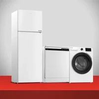 Arçelik Beyaz Mükemmel Çeyiz PaketiBulaşık Makinesi ProgramBuzdolabı GenişlikBuzdolabı Toplam Brüt HacimÇamaşır Makinesi KGRenk