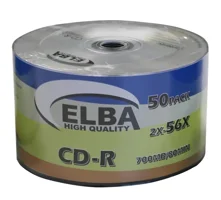 Elba Cd-R 700Mb-80Mın 56X 50Li Shrink