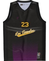 Freysport Los Angeles Basketbol Forması - Siyah
