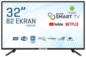 Onvo OV32150 32 inç Hd Ready 80 Ekran Flat Uydu Alıcılı Smart Led Android Televizyon