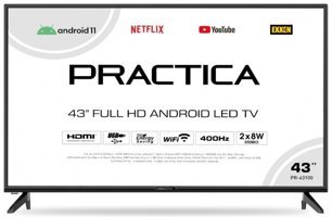 Practica 86PUS8807 43 inç FULL HD 108 Ekran Flat Uydu Alıcılı Smart Led Televizyon