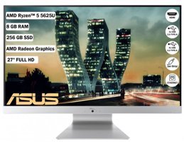 Asus M3700WYAK-WA023M Dahili Radeon Graphics Ekran Kartlı AMD Ryzen 5 5625U 8 GB Ram DDR4 256 GB SSD 27 inç Full HD FreeDos All in One Bilgisayar