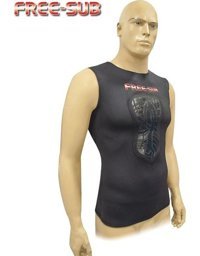 Freesub Göğsü Pedli Smooth Dalış Yeleği 3mm Xxl - 2XL