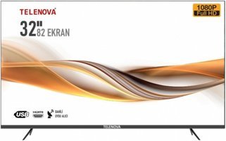 Telenova 32ND4001 32 inç FULL HD 80 Ekran Flat Uydu Alıcılı Led Televizyon
