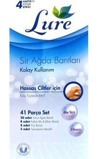 Lure Sir Ağda Bandı Hassas Ciltler Için 41 Parça Set 3 Adet
