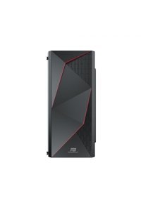 Power Boost VK-G3615C RGB Mesh Sıvı Soğutmalı 3 Fanlı Siyah Dikey Kullanım ATX Oyuncu Bilgisayar Kasası