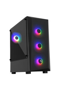 Frisby FC-8935G RGB 5 Fanlı Siyah Dikey Kullanım ATX Oyuncu Bilgisayar Kasası