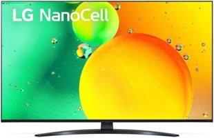 LG 43NANO766QA 43 inç 4K Ultra HD 108 Ekran Çerçevesiz Flat Uydu Alıcılı Smart Led Webos Televizyon