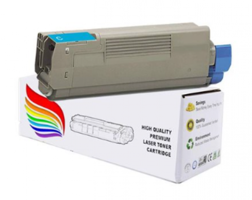 Inkwell C841N Oki Muadil Mavi Toner