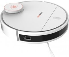 Robotuya RoboLaser Haritalı Moplu 2200 Pa Beyaz Robot Süpürge ve Paspas