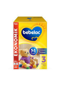 Bebelac Laktozsuz Tahılsız 3 Numara Devam Sütü 800 gr