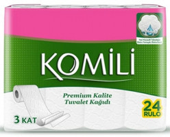 Komili 3 Katlı 24'lü Rulo Tuvalet Kağıdı