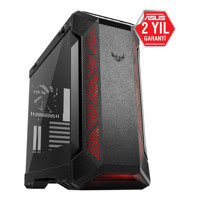 Asus Tuf Gaming GT501 RGB Mesh Sıvı Soğutmalı 7 Fanlı Siyah Dikey Kullanım Mid Tower Oyuncu Bilgisayar Kasası