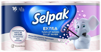 Selpak Extra 3 Katlı Kokulu Renkli 16'lı Rulo Tuvalet Kağıdı