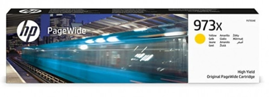 HP 973X-F6T83AE Orijinal Sarı Toner