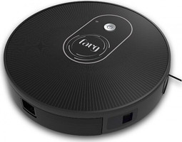 Farg Myrob Epa-1209 Moplu Çift Fırçalı Hepa Filtreli 2200 Pa Siyah Robot Süpürge ve Paspas
