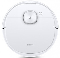 Ecovacs Deebot N8 Pro Haritalı Moplu Çift Fırçalı Hepa Filtreli 2600 Pa Beyaz Robot Süpürge ve Paspas