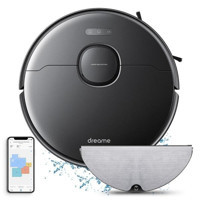 Dreame L10 Pro Robot Haritalı Moplu 4000 Pa Siyah Robot Süpürge ve Paspas