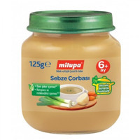Milupa Sebze Laktozsuz Tahıllı Sebzeli Kavanoz Maması 125 gr