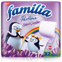 Familia 2 Katlı Kokulu Renkli 32'li Rulo Tuvalet Kağıdı