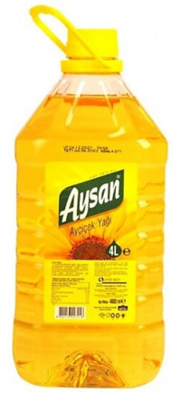 Aysan Teneke Ayçiçek Yağı 4 lt