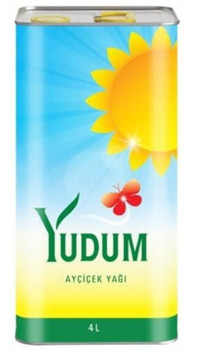 Yudum Teneke Ayçiçek Yağı 4 lt