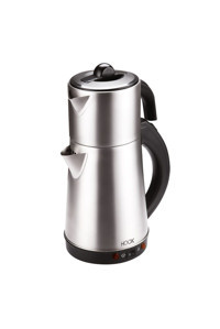 Hook HK-509 Çelik Demlikli 1500 W Çelik Gövdeli İnox Retro Çay Makinesi