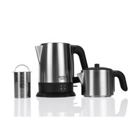 Arnica IH33150 Çelik Demlikli 1800 W Çelik Gövdeli İnox Retro Çay Makinesi