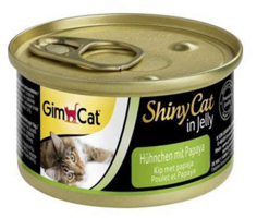 Gimcat ShinyCat Tavuklu Jöleli Yetişkin Yaş Kedi Maması 70 gr