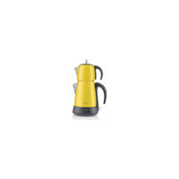 Arzum AR3037 Çelik Demlikli 1650 W Çelik Gövdeli Sarı Çay Makinesi
