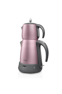 Arzum AR3078 Çelik Demlikli 1650 W Çelik Gövdeli Lila Retro Çay Makinesi