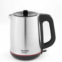Homend Royaltea 1711H Çelik Demlikli 2000 W Çelik Gövdeli İnox Retro Çay Makinesi