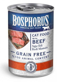 Bosphorus Tahılsız Sığır Etli Yetişkin Yaş Kedi Maması 415 gr