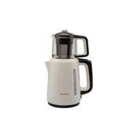 Moulinex BJ2021 Cam Demlikli 1700 W Plastik Gövdeli Krem Vintage Çay Makinesi
