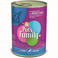 Pets Family Balıklı Yetişkin Yaş Kedi Maması 410 gr