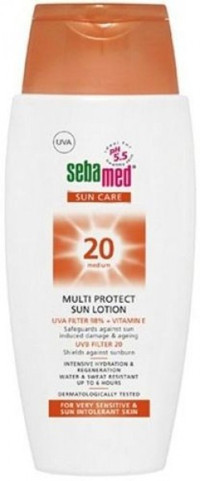 Sebamed Sun Care Renksiz 20 Faktör Yağlı Vücut ve Yüz Güneş Losyonu 150 ml