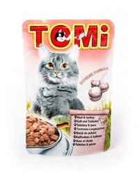 Tomi Dana Etli Hindili Soslu Yetişkin Yaş Kedi Maması 100 gr