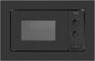 Esty AMF9031B01 Siyah 20 lt Izgaralı Mekanik Ankastre Mikrodalga Fırın